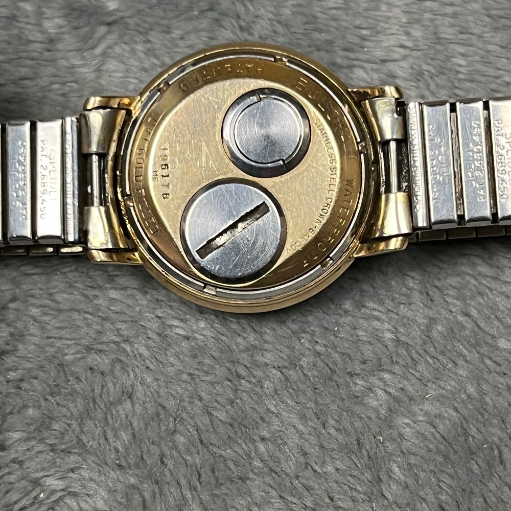 Bulova Accutron Watch Tuning Fork 214 Watch Diamond Dial 10K Gold Filled M6 1966 - Picture 8 of 16
